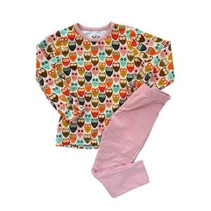 The Oaks Apparel owl matching set 3T